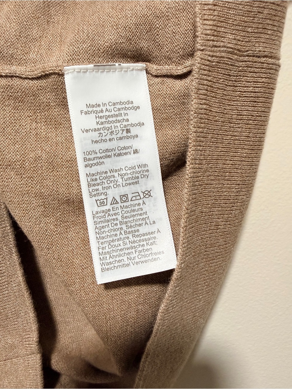 J.Crew Sleeveless Cashmere Blend Sweater Vest in Camel S - Picture 3 of 3